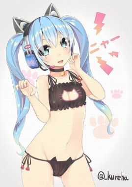 （情趣内衣）情趣内衣猫咪套装-黑色 新品