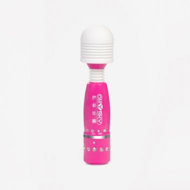 【女用器具】微笑强力震动AV棒玫红色 omysky/私享玩趣